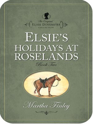 cover image of Elsie's Holidays at Roselands